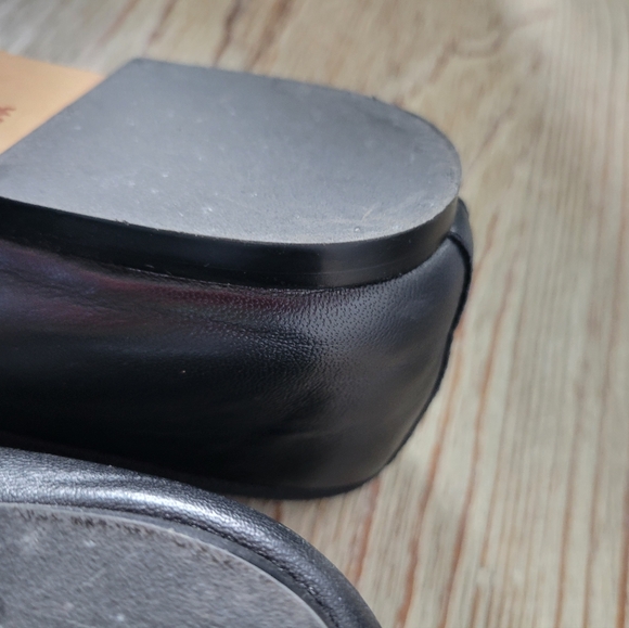 Sam Edelman Black Leather Ballet Flats Felicia Luxe Sz 8.5 - Picture 7 of 13